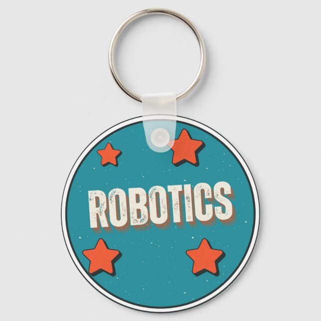 Robotics Field of study Keychain (Front)