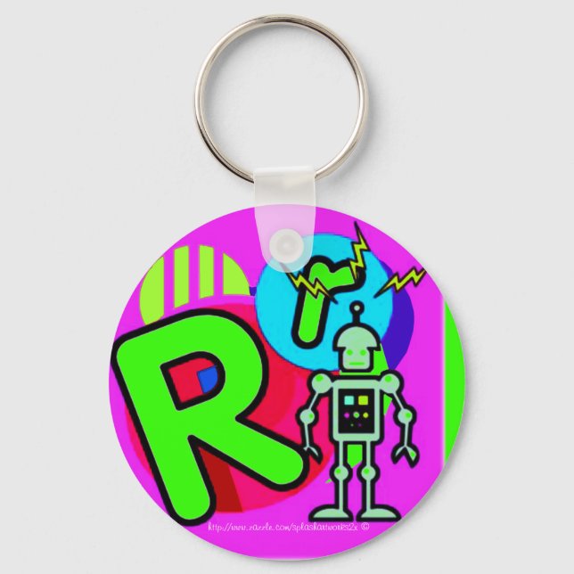 "ROBOTICS!" KEYCHAIN (Front)