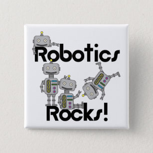 Robotics Rocks 2 Inch Square Button