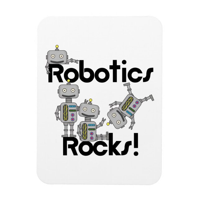 Robotics Rocks Magnet (Vertical)
