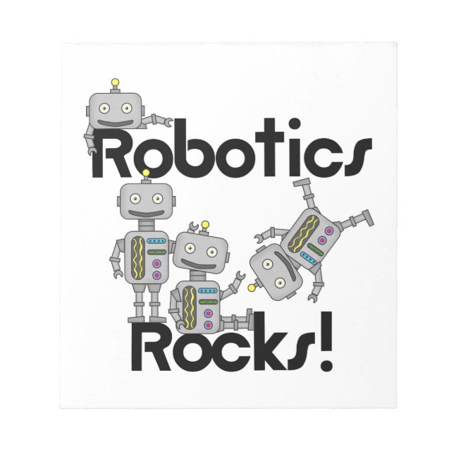 Robotics Rocks Notepad (Front)