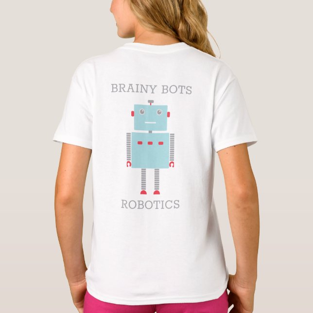 Robotics Team Tournament Championship Team T-shirt (Back)