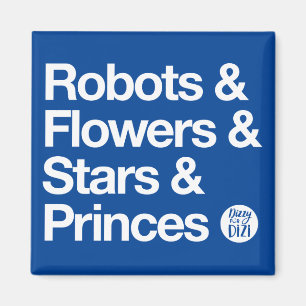 Robots et aimant bleu