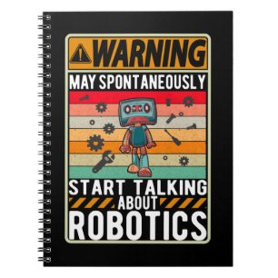 Robots Girls Boys Future Robotics Engineer Notebook