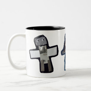 ROBOTS jaisal, maddy, stella Two-Tone Coffee Mug