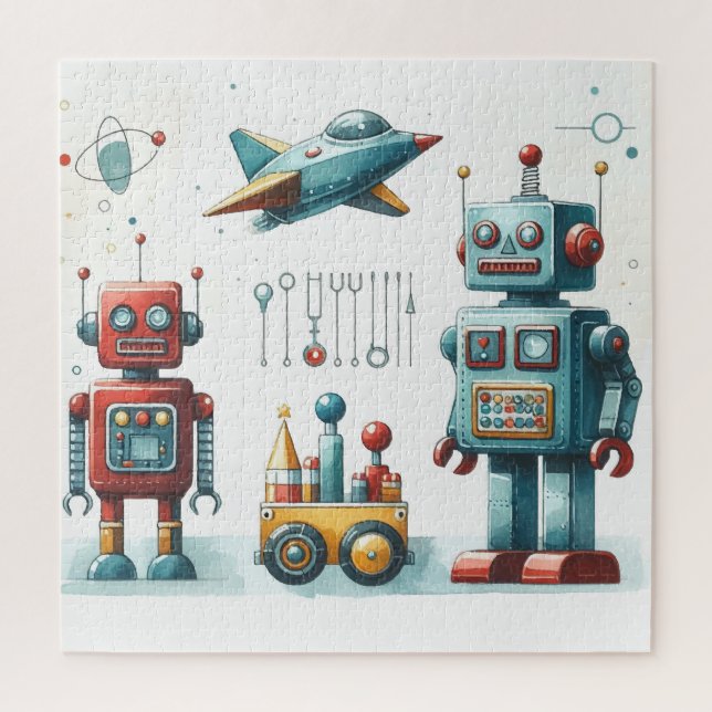 robots jigsaw puzzle (Vertical)