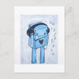 Robots.. Postcard
