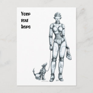 Robots Postcard