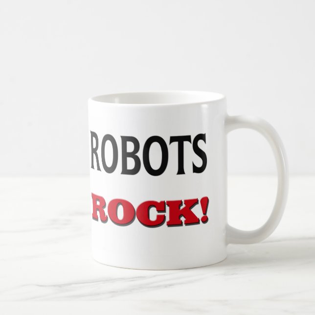 Robots Rock Coffee Mug (Right)