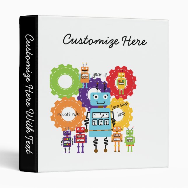 Robots Rule Binder (Front/Spine)