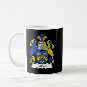 Robson Coat of Arms Family Crest Coffee Mug