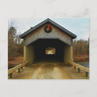 Robyville Covered Bridge, Corinth, Maine I Postcard