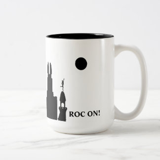 ROC ON! Two-Tone COFFEE MUG