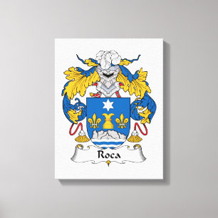 Roca Family Crest Canvas Print