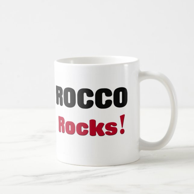 Rocco Rocks Coffee Mug (Right)