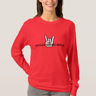 ROCHE de MÈRES CÉLIBATAIRES, T-shirt rouge