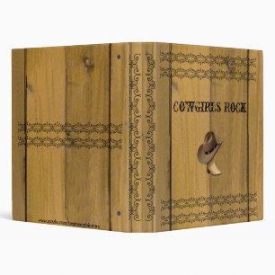 Roche occidentale de cow-girls de style ! Classeur