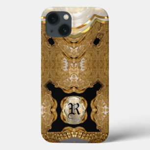 Rocheavonne Elegant Baroque Cool Monogram iPhone 13 Case