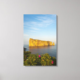 Rocher Perce (Perce Rock), Quebec, Canada. Canvas Print