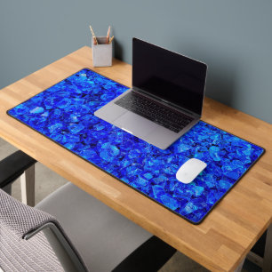 Roches en verre bleu