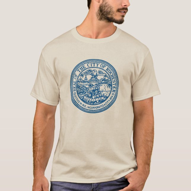 Rochester Blue Seal T-Shirt - Light (Front)
