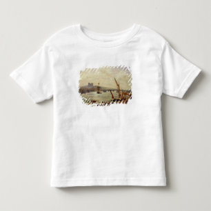 Rochester Cathedral and Castle, c.1820-30 (oil on Toddler T-shirt