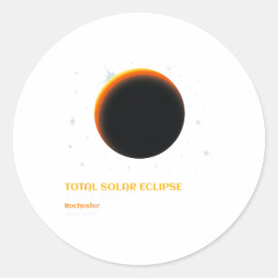 Rochester  classic round sticker