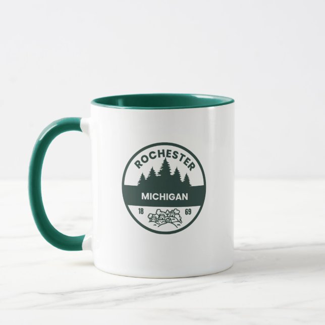 Rochester Michigan Coffee Mug (Left)