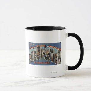 Rochester, Minnesota - Large Letter Scenes Mug
