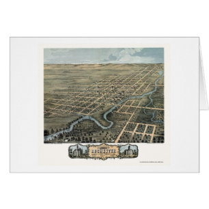 Rochester, MN Panoramic Map - 1869