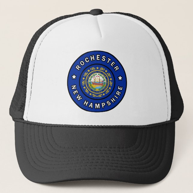 Rochester New Hampshire Trucker Hat (Front)