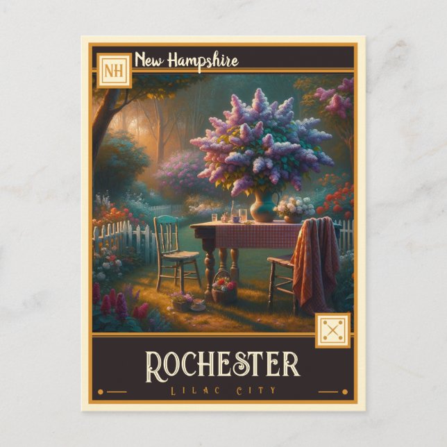Rochester, New Hampshire | Vintage Postcard (Front)