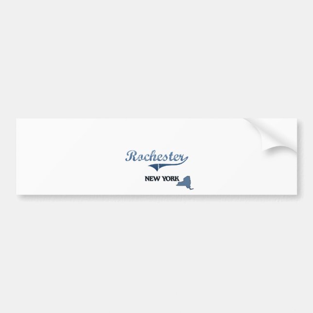 Rochester New York City Classic Bumper Sticker (Front)