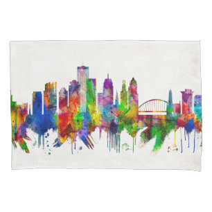 Rochester New York Skyline Pillowcase