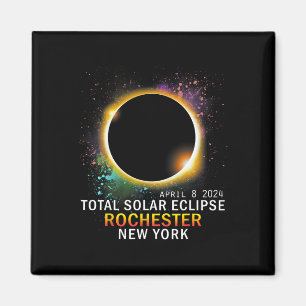 Rochester New York Total Solar Eclipse April 8 202 Magnet