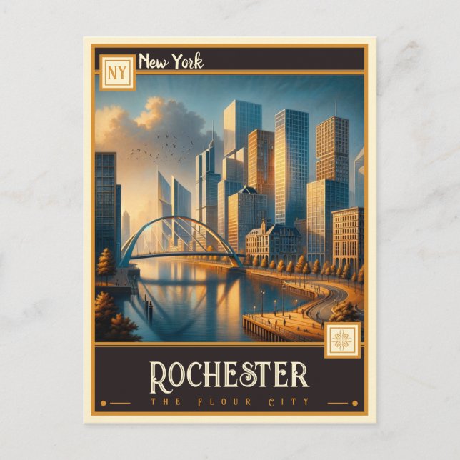 Rochester, New York | Vintage Postcard (Front)
