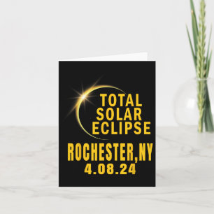 Rochester Ny Solar Eclipse 2024 Total Solar Eclips Card