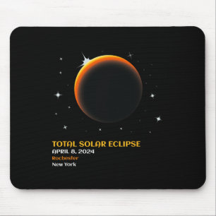 Rochester Solar Eclipse 2024 Totality April 8 Mouse Pad
