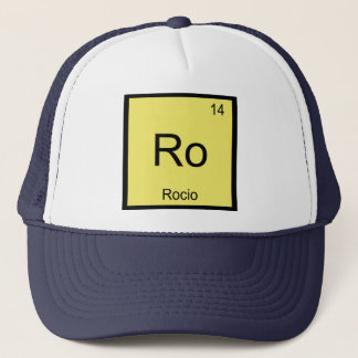 Rocio Name Chemistry Element Periodic Table Trucker Hat
