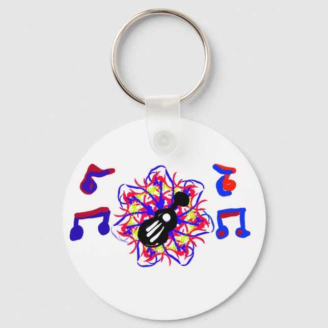 Rock 4th July Keychain (Front)