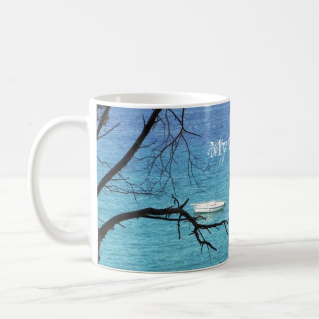 Rock-a-bye blue By MaddyLane, Coff... - Customized Coffee Mug (Left)