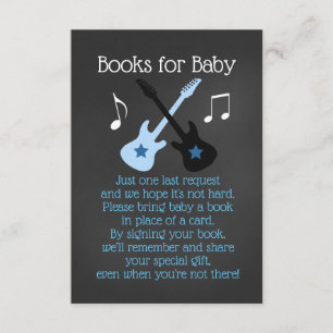 Rock a Bye Rockstar Books for Baby Enclosure Card