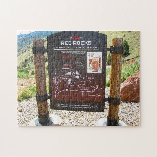 Rock Amphitheatre Colorado. Jigsaw Puzzle (Horizontal)