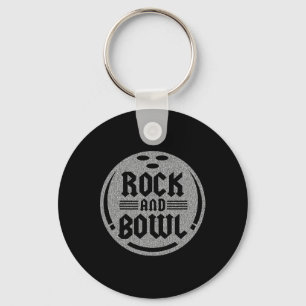 Rock And Bowl - Bowling Keychain