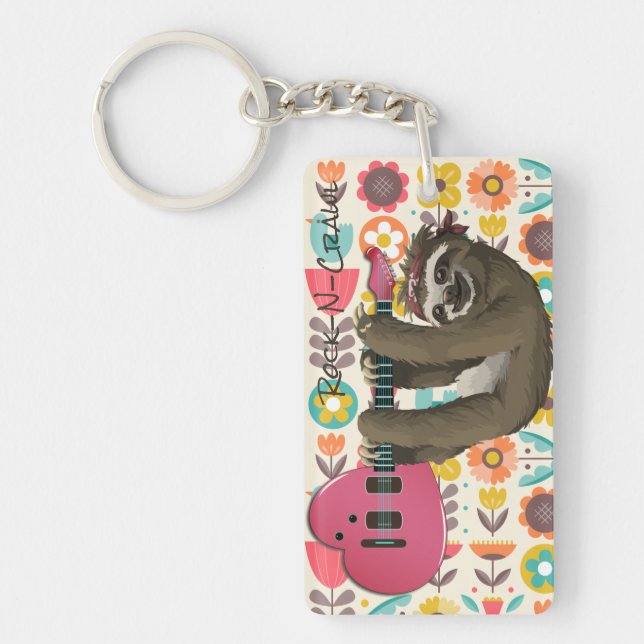 Rock And Crawl, Baby  Keychain (Front)