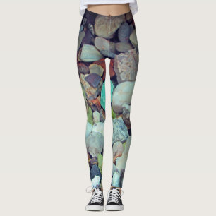  Rock and Gem Collection Photo Colourful Stones Leggings