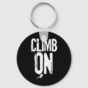 Rock And Mountain Climbing Lover Gift For Climber Keychain