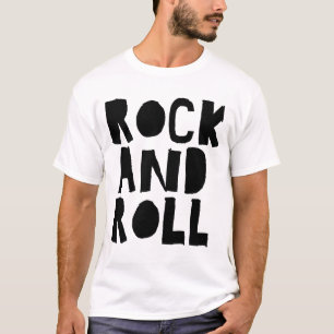 rock and roll bold logo design T-Shirt