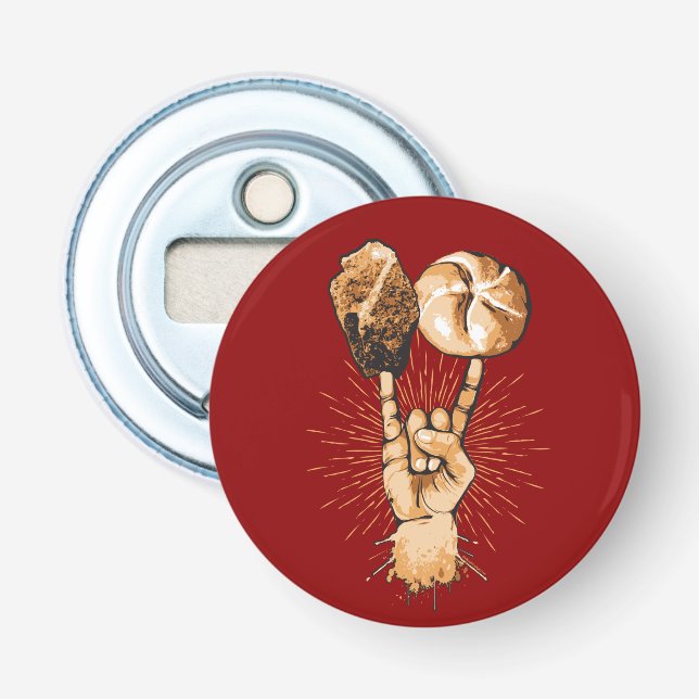 Rock and Roll Bottle Opener (Front)