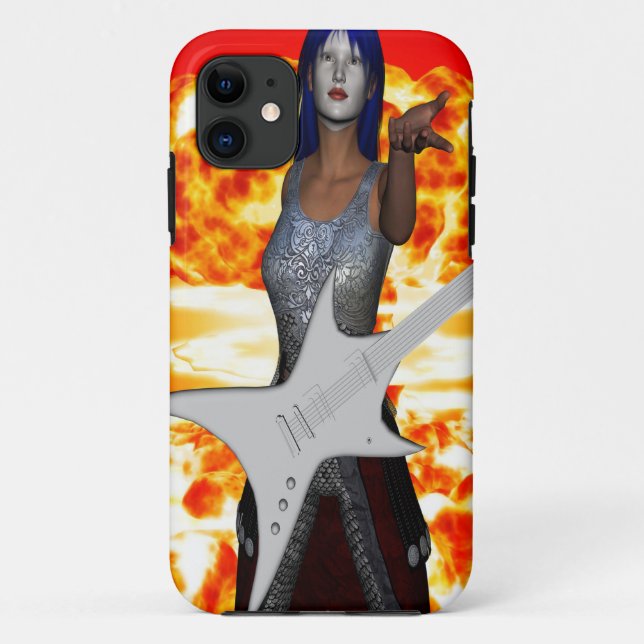 Rock and Roll Case-Mate iPhone Case (Back)